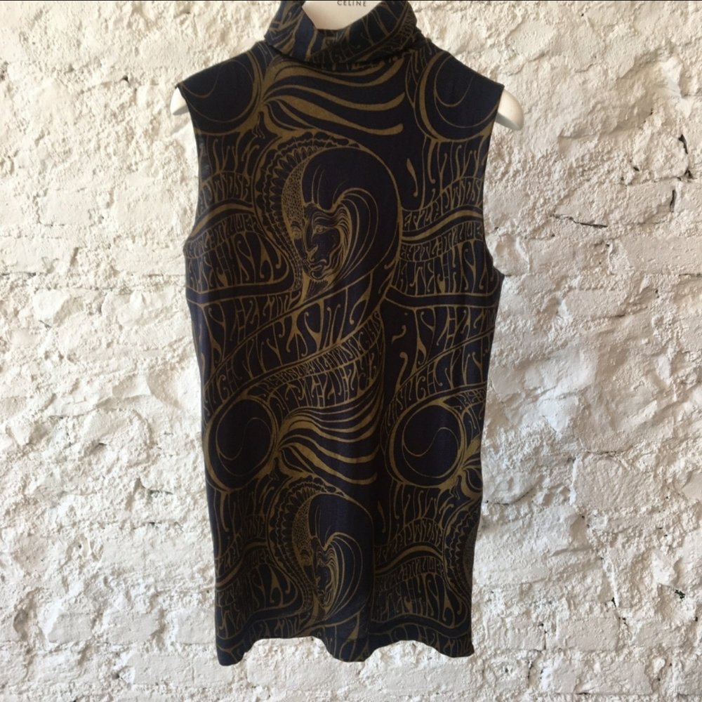 Dries van noten turtleneck sleeveless top iconic